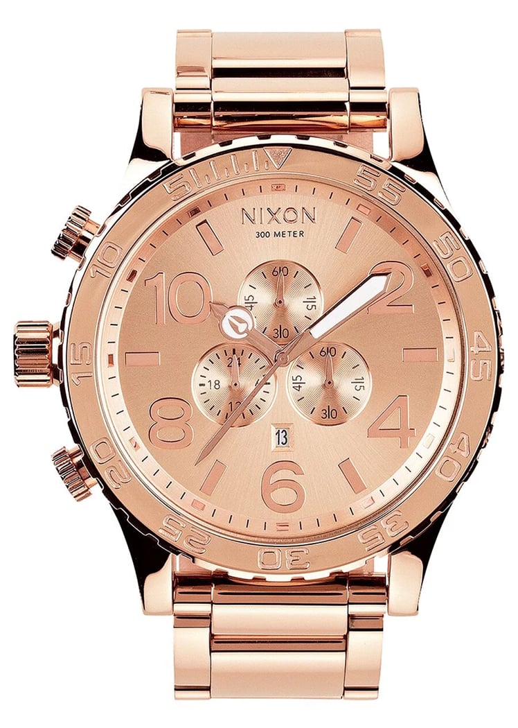 Nixon 51-30 Chrono , 51 mm - ALL ROSE GOLD