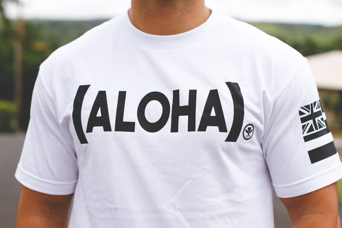 (ALOHA) White Tee