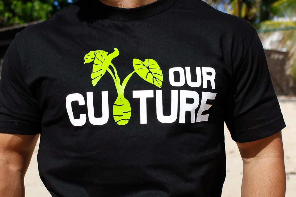 Our Culture Tee (Black/Lime)