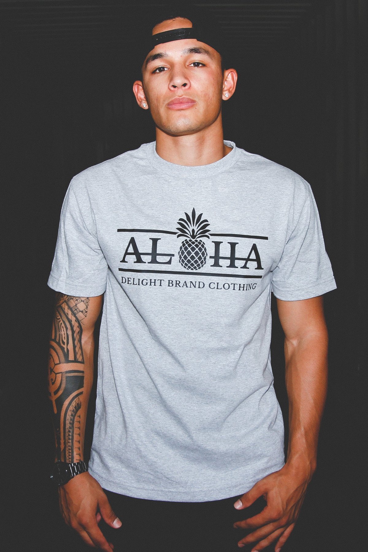 Aloha Express Tee (Athletic Grey/Black)