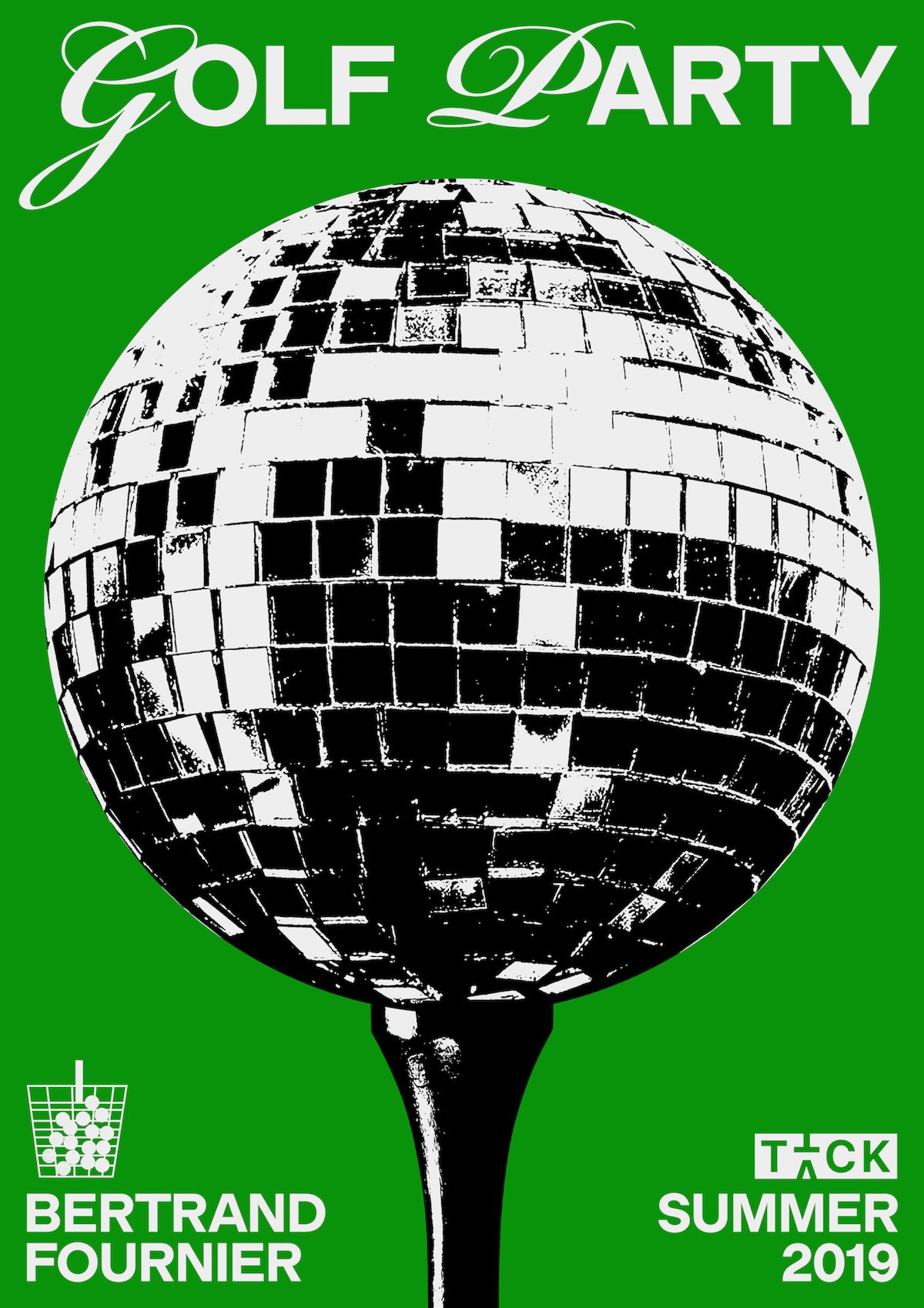 Image of Golf Party Exhibition Poster Screenprint