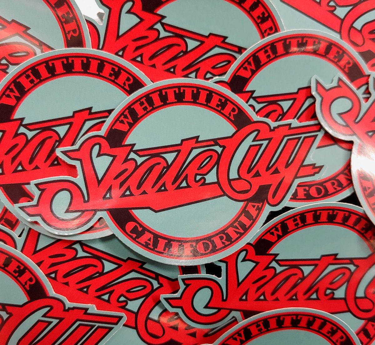 Whittier Skate City stickers
