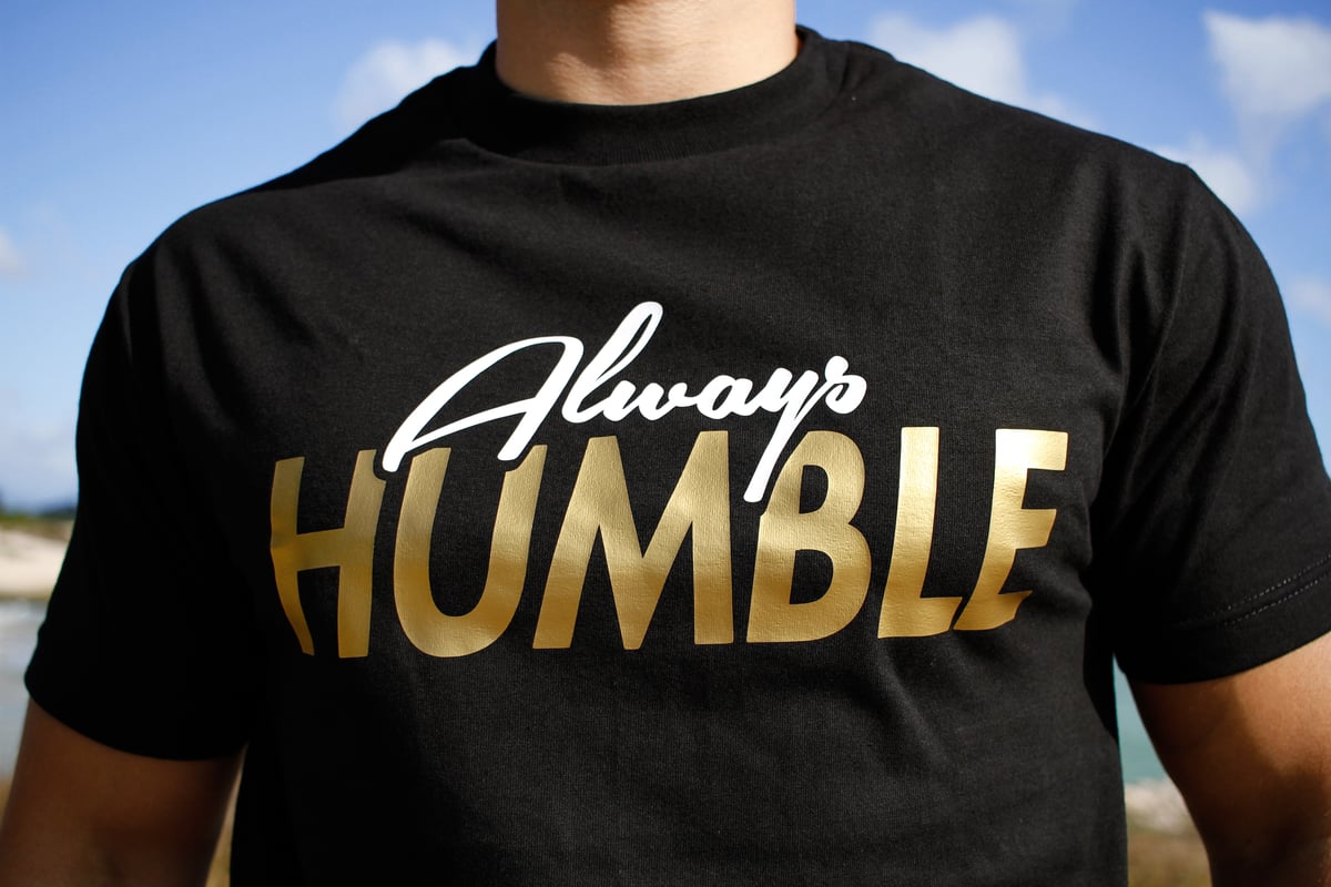 Always Humble Tee (Black/Gold)