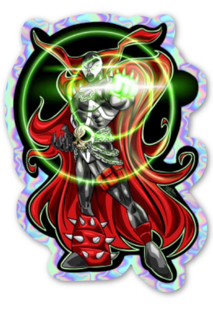 Image of Spawn holographic sticker