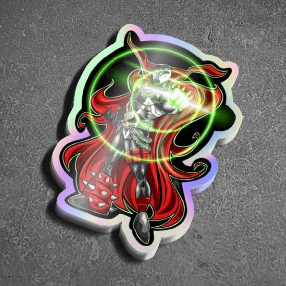 Image of Spawn holographic sticker