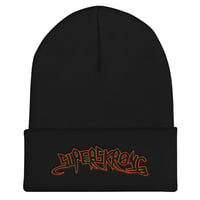 black skrong beanie