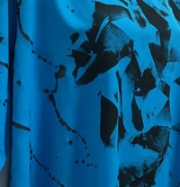 Image 3 of Dale top - Turquoise Rayon - Shibori and free hand