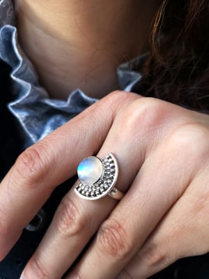 Image of Bague Pierre de Lune - taille 57 - 