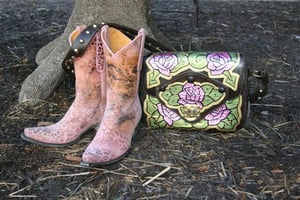 Image of The Violet Rose of Texas Purse
