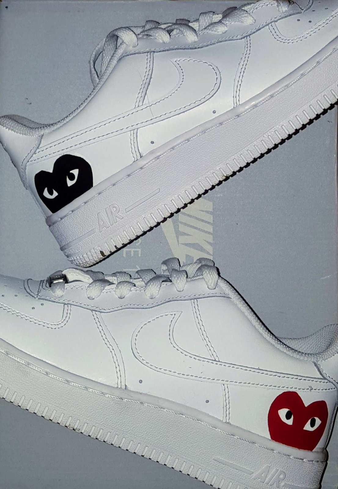 cdg heart air force 1