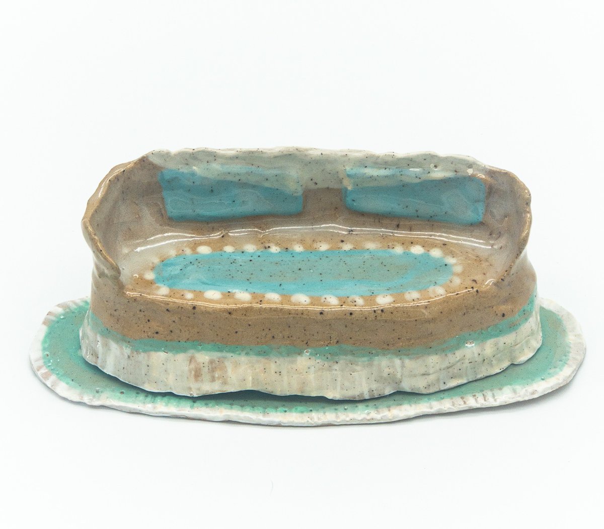 Seaside Seater Butter Dish 