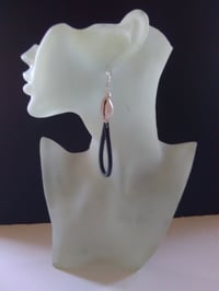 Image 1 of Leather Looped Ear-Rings (1)