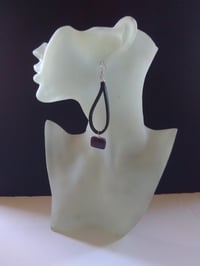 Image 5 of Leather Looped Ear-Rings (1)