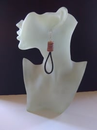 Image 2 of Leather Looped Ear-Rings (3)