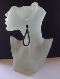 Image 3 of Leather Looped Ear-Rings (3)