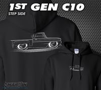 Image 2 of 1st Gen C10 Step Side Truck T-Shirts Hoodies Banners