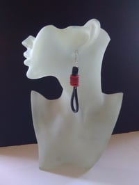 Image 5 of Leather Looped Ear-Rings (3)