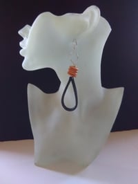 Image 1 of Leather Looped Ear-Rings (5)