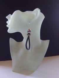 Image 3 of Leather Looped Ear-Rings (5)