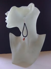 Image 1 of Leather Looped Ear-Rings (4)