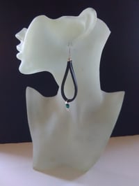 Image 2 of Leather Looped Ear-Rings (4)