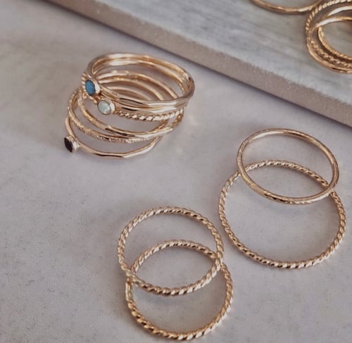 Image of NISI ring black (also available in sterling silver)