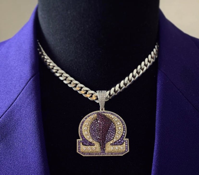 Image of Omega Lightning Bolt Pendant Mini