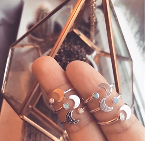 Image of SELENE ring (Black)