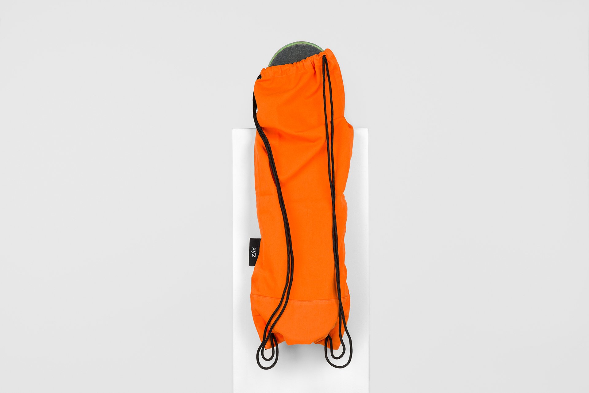 Image of orange skate bag