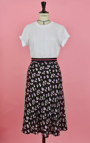 Jupe Lotus noire