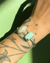 Image 3 of Variscite + Coral Cuff