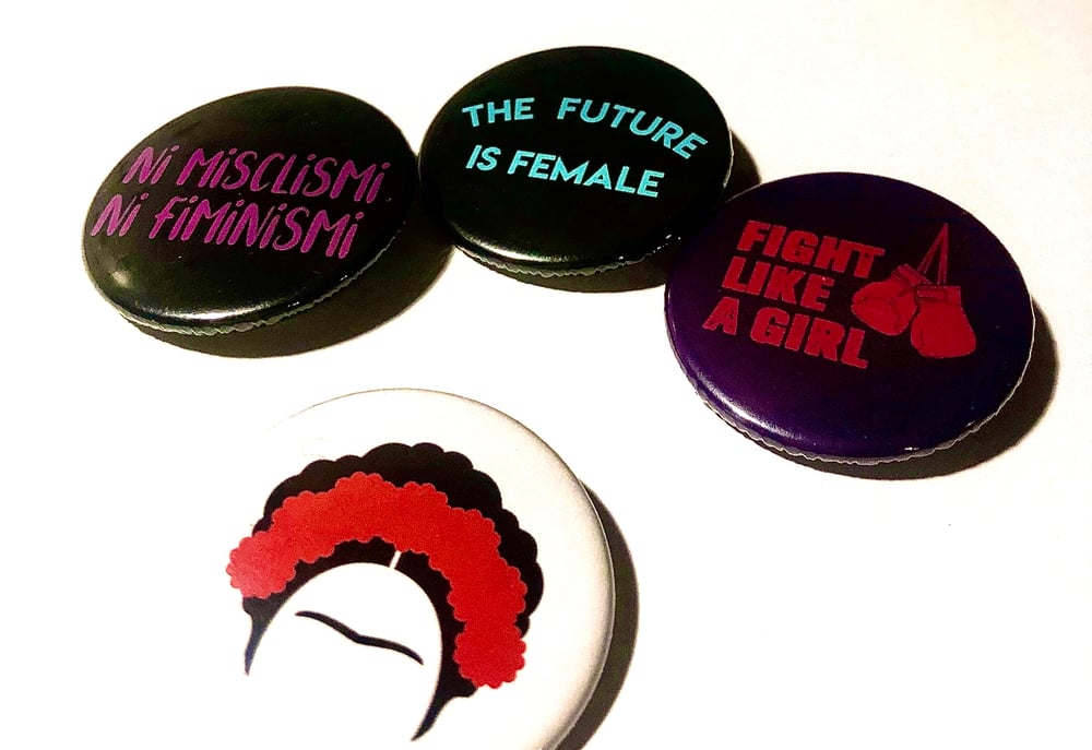 Image of Pack de 4 xapes FEMINISME