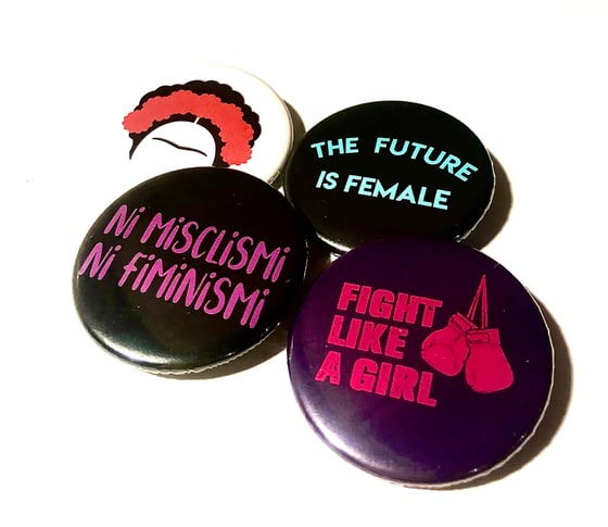 Image of Pack de 4 xapes FEMINISME