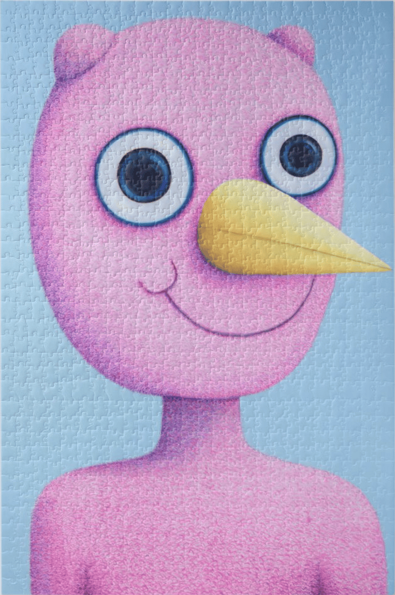 Image of Puzzle - Pink Teddybird (Signed)