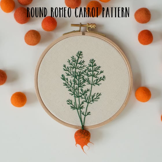 Image of ROUND ROMEO CARROT PATTERN