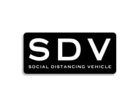 Social Distancing Vehicle Vinyl Decal 5”