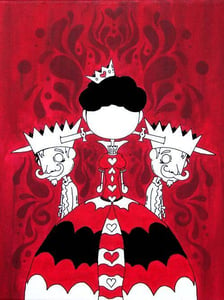 Image of Queen of Hearts-  "Malice in Wonderland Series"