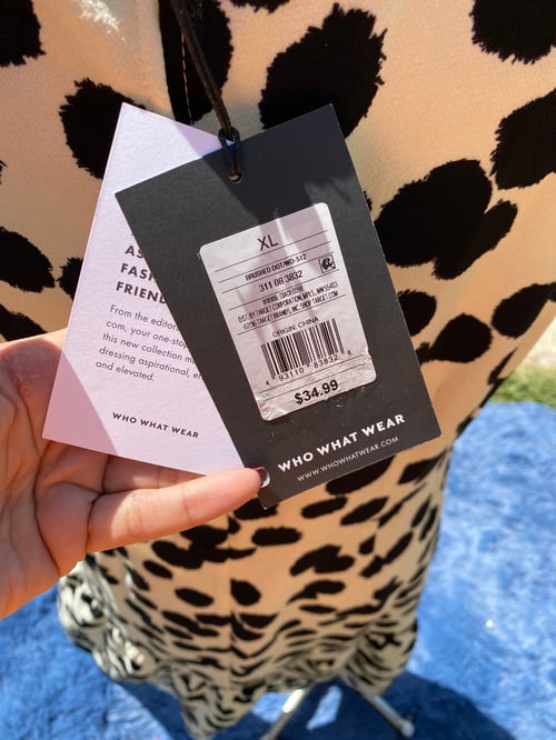 Image of Cow print dress