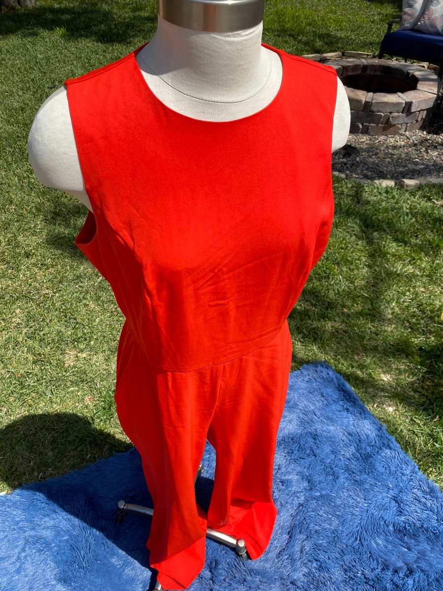 Image of Red/Orange Jumpsuit