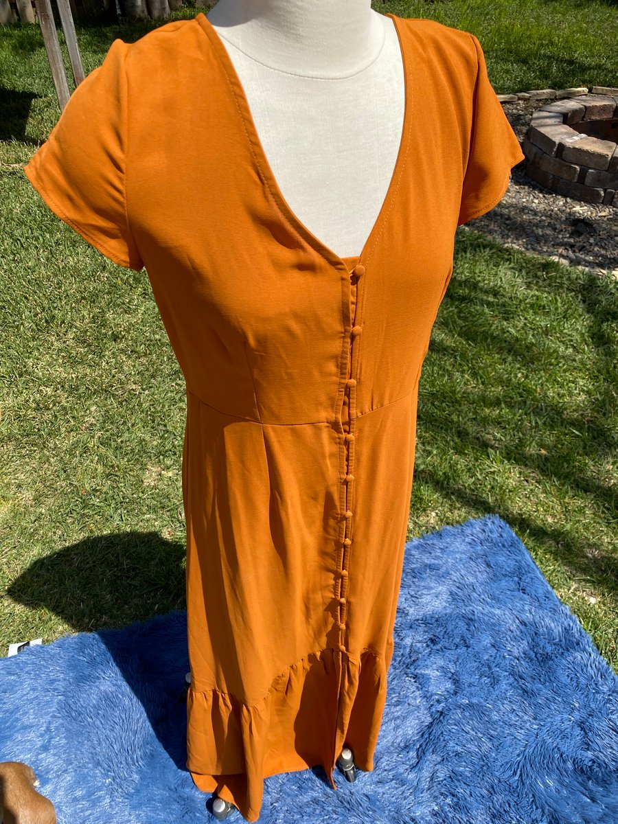 Image of Boho Dress Orange
