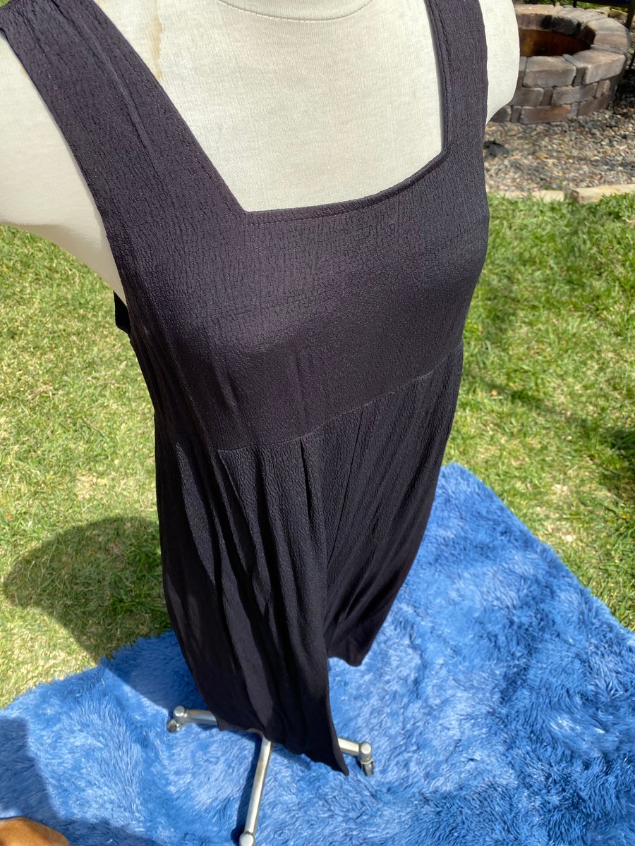 Image of Black Jumpsuit with Buttons