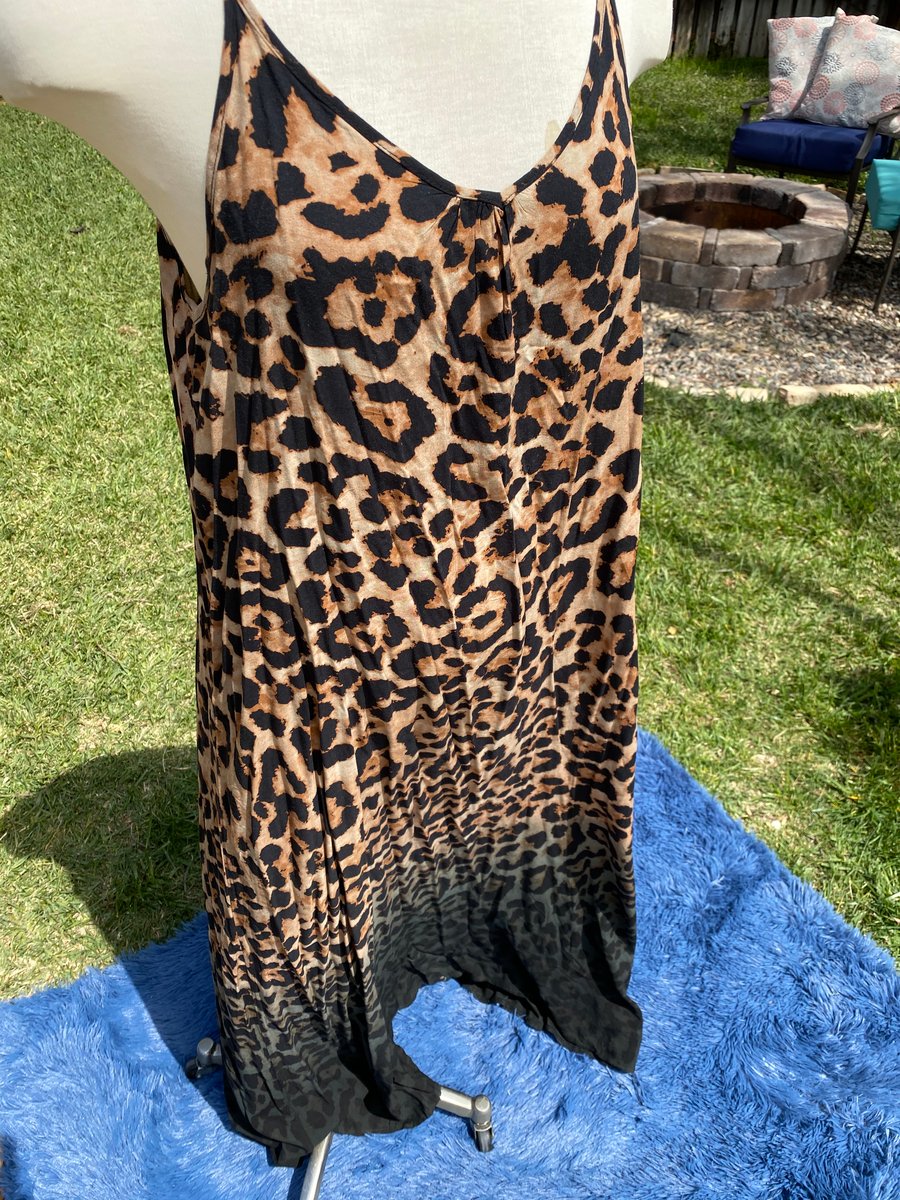 Image of Animal Print Maxi