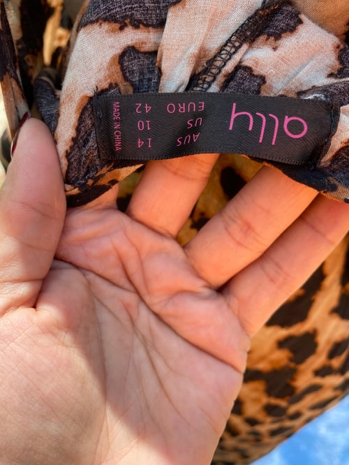 Image of Animal Print Maxi