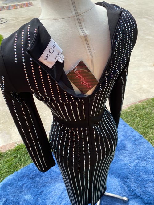 Image of Black Midi Dress