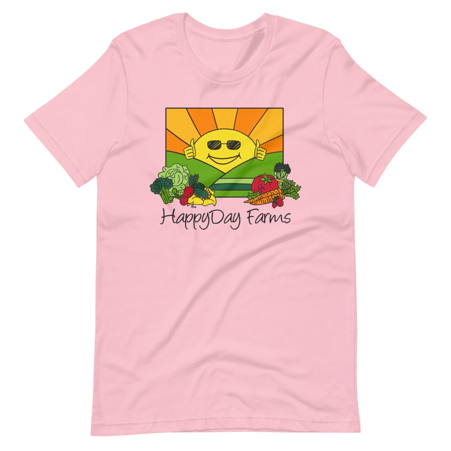 Image of Pink HappyDay Farms T Shirt
