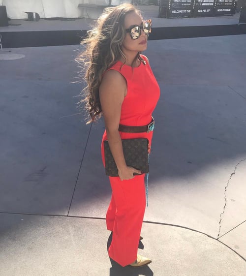 Image of Red/Orange Jumpsuit
