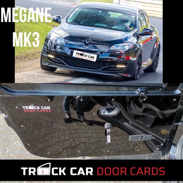 Image of Renault Megane mk 3 - Using original handle - Track Car Door Cards