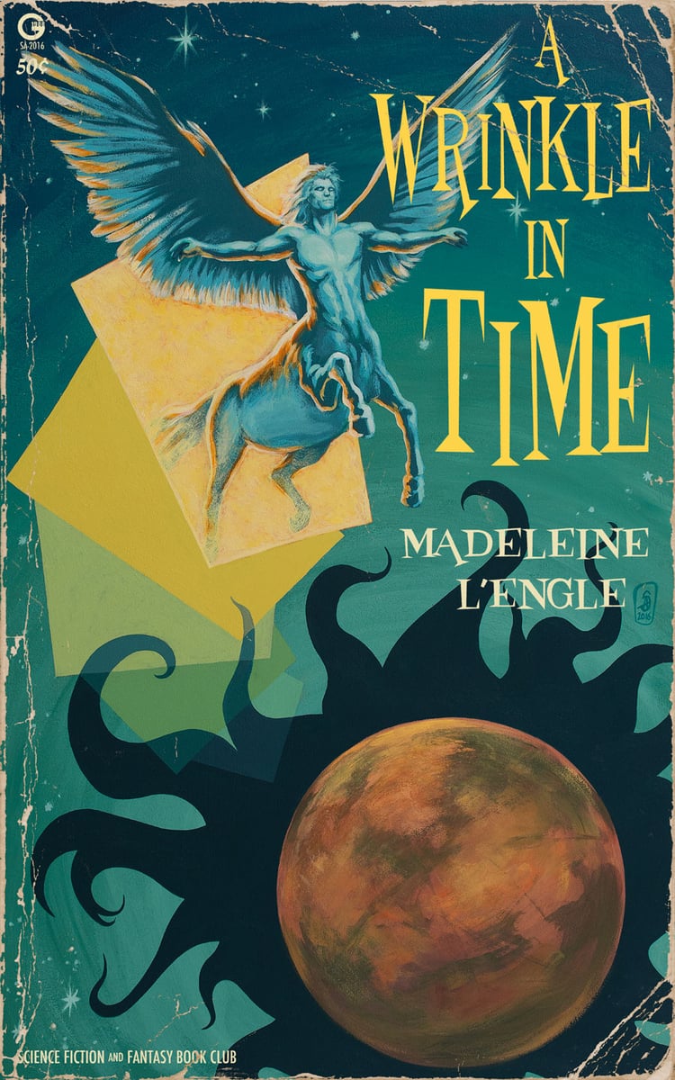 a wrinkle in time book cover