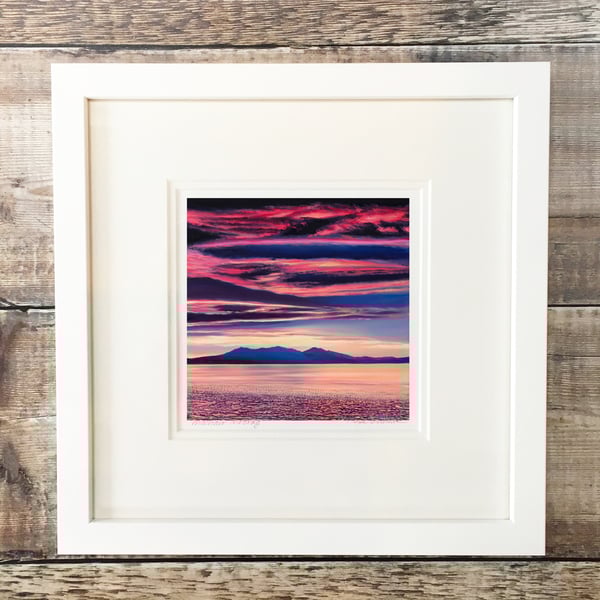 Image of Arran sunset giclee print