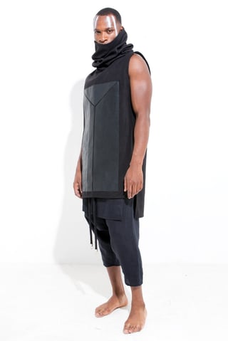 LEATHER FICTION SNOOD
